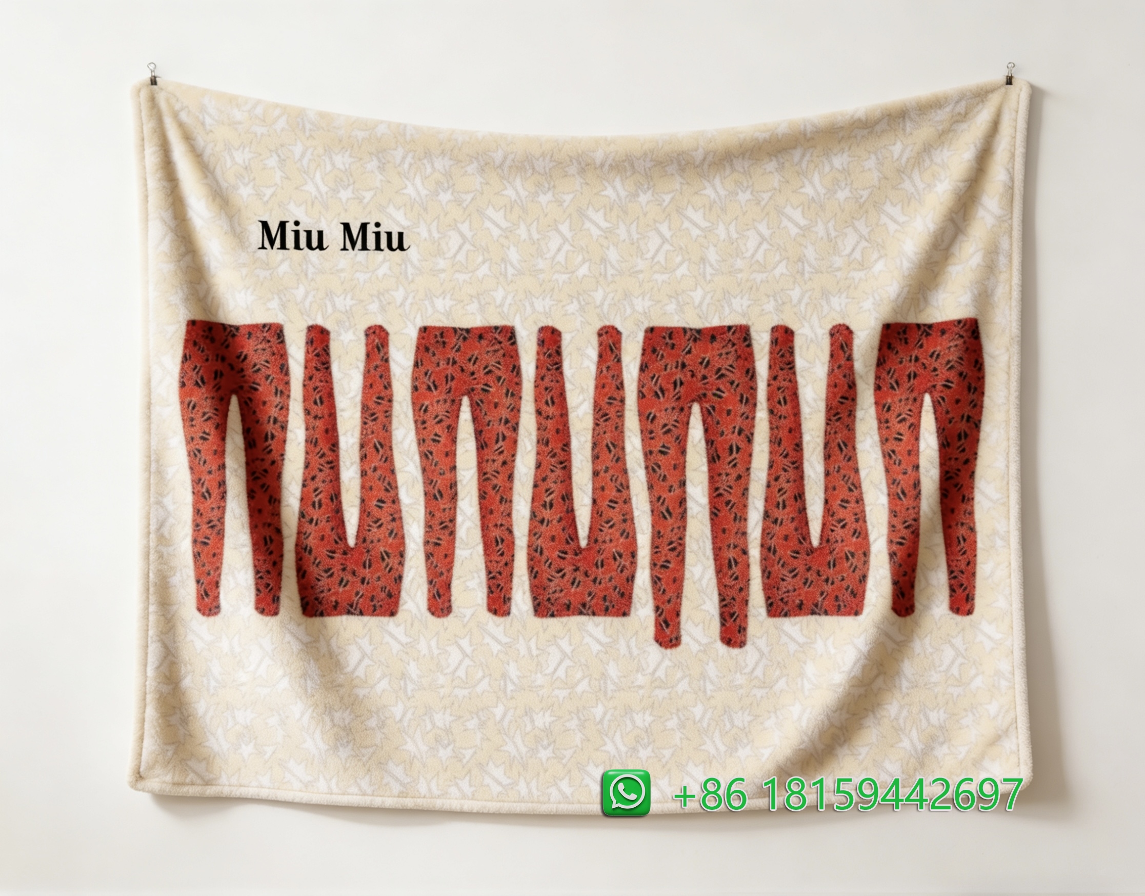 Miumiu Throw Blankets